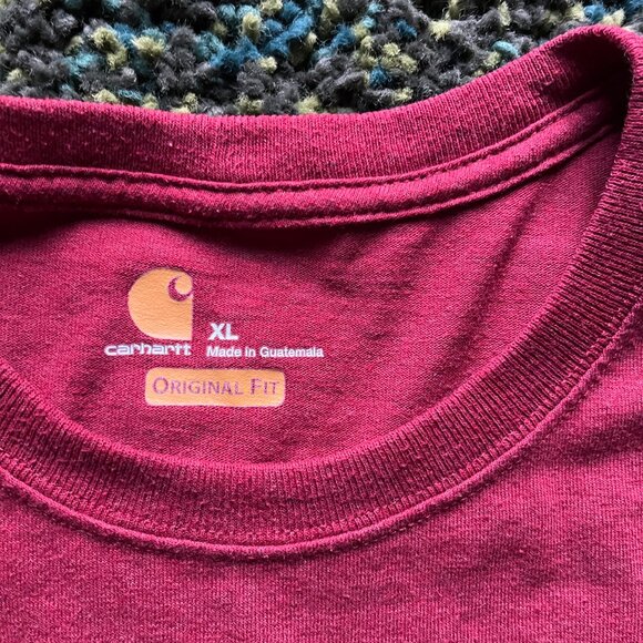 Carhartt Logo Red T (XL - original fit) - Picture 3 of 5